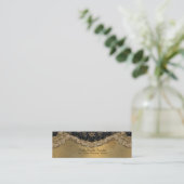 Skinny Elegant Segonzac Victoriaans 3,5 x 2 inch Mini Visitekaartje (Staand voorkant)