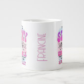 Skinny en mentaal stabiele Jumbo Keramische Mok (Voorkant)