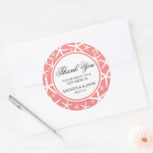 Skinny Finger Starfish bruiloft gunst Ronde Sticker (Envelop)