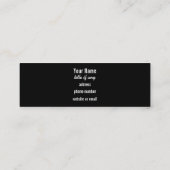 Skinny Foto Visitekaartjes (Achterkant)