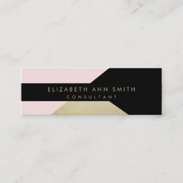 Skinny Gold Effect Chic-Visitekaartje Mini Visitekaartje