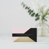 Skinny Gold Effect Chic-Visitekaartje Visitekaartje (Staand voorkant)