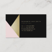 Skinny Gold Effect Chic-Visitekaartje Visitekaartje (Achterkant)