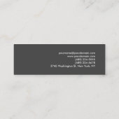 Skinny Gray Red Unieke Consultant Visitekaartje (Achterkant)