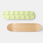 Skinny groene zombie persoonlijk skateboard (Horizontaal)