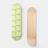Skinny groene zombie persoonlijk skateboard (Voorkant)