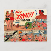  Skinny Guy Mail Order Advertisation Briefkaart (Voorkant)