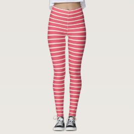 Skinny Ivory Stripes die je kunt draaien Leggings