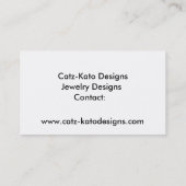 Skinny Jewelry Visitekaartje (Achterkant)