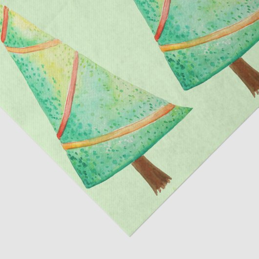 Skinny kerstbomen tissuepapier (Detail)