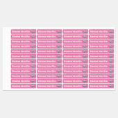 Skinny labels voor pennen - Roller Disco Bright Pi (Vel)