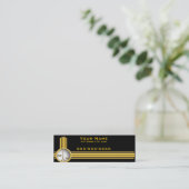 Skinny Law Card Mini Visitekaartje (Staand voorkant)