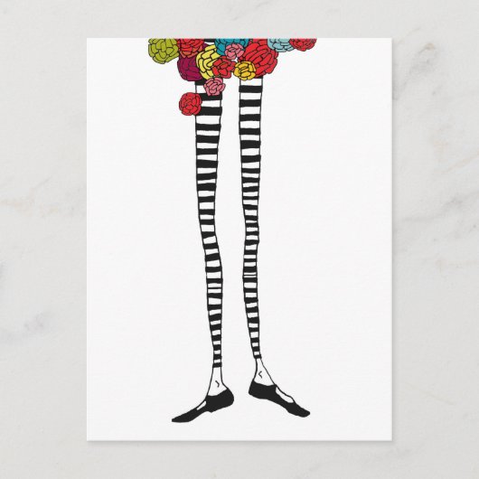 Skinny Legs Briefkaart (Voorkant)