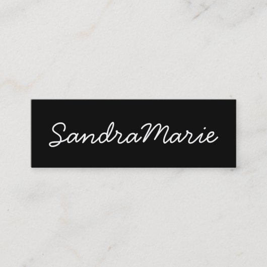 skinny MUA-kaart Mini Visitekaartje (Voorkant)