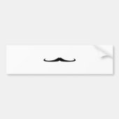 Skinny Mustache Bumpersticker (Voorkant)