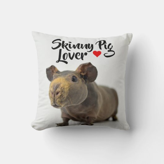 Skinny Pig Lover Kussen (Voorkant)
