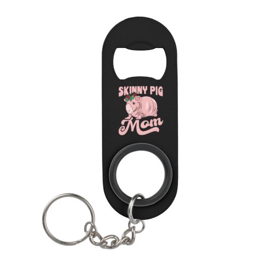 Skinny Pig Mama Mini Flessenopener (Voorkant)