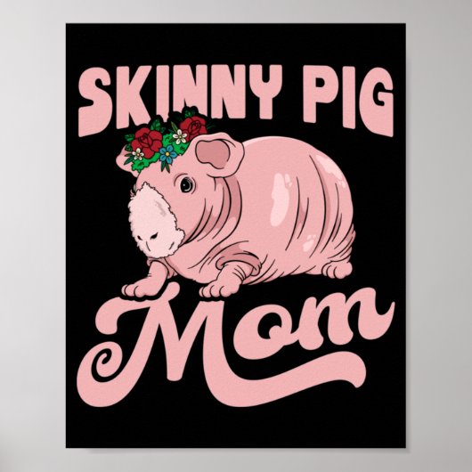 Skinny Pig Mama Poster (Voorkant)