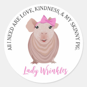 Skinny Pig Sticker
