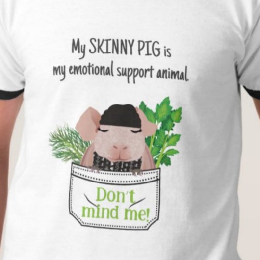 Skinny Pig T-shirt Mannen