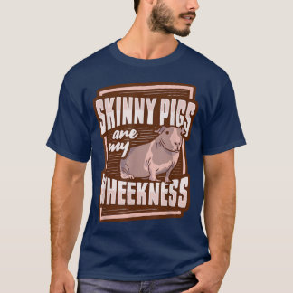 Skinny Pig Wheek Design for a Guinee Pig Lover 527 T-shirt
