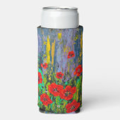 Skinny poppies koelbox seltzer blikjeskoeler (Seltzer Voorkant)