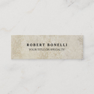 Skinny Professional Unieke Stone Wall Mini Visitekaartje