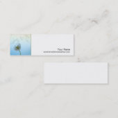 Skinny Profile Card - maak een wens Mini Visitekaartje (Voorkant / Achterkant)