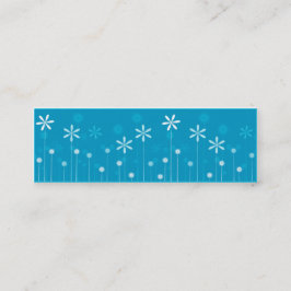 Skinny Profile Card - Poppies Mini Visitekaartje