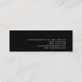 Skinny Redwood Monogram Consultant Visitekaartje (Achterkant)