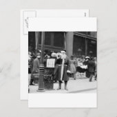 Skinny Santa, begin jaren '00 Feestdagenkaart (Voorkant / Achterkant)