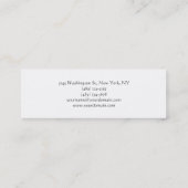 Skinny Script Makeup Artist Visitekaartje (Achterkant)