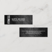 Skinny Size Leather Effect Trainer Visitekaartje (Voorkant / Achterkant)