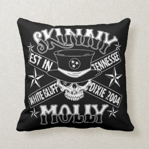 Skinny Skull Kussen