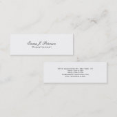 Skinny Slim Cosmetoloog Makeup Artist Consutant Mini Visitekaartje (Voorkant / Achterkant)