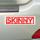 Skinny Stamp Bumpersticker (Op auto)