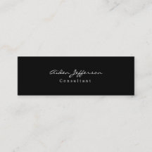 Skinny Stijlvolle Eenvoudige Plain Zwart Wit Minim