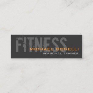 Skinny Stijlvolle Personal Trainer Visitekaartje