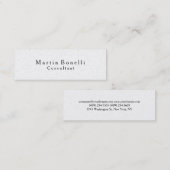 Skinny Trendy Classic Traditioneel Visitekaartje (Voorkant / Achterkant)