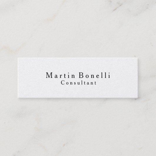 Skinny Trendy Classic Traditioneel Visitekaartje (Voorkant)