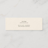 Skinny Visitekaartje Std Paper Cream Monogram (Achterkant)