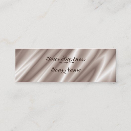 Skinny Visitekaartje Std Paper Silk Champagne (Voorkant)