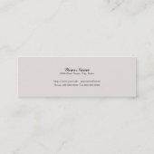 Skinny Visitekaartje Std Paper Silk Champagne (Achterkant)