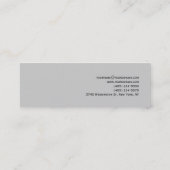 Skinny Zwart Grijs Fotografie Visitekaartje (Achterkant)