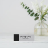 Skinny Zwart Grijs Fotografie Visitekaartje (Staand voorkant)