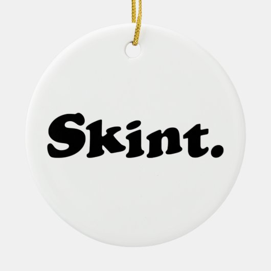 Skint. Keramisch Ornament (Voorkant)