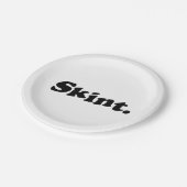 Skint. Papieren Bordje (Gekanteld)