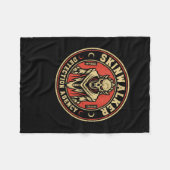 Skinwalker Detection Agency Funny Cryptid Skinwalk Fleece Deken (Voorkant (Horizontaal))