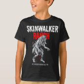 Skinwalker Ranch Site for Paranormal UFO and Yeti T-shirt (Voorkant)