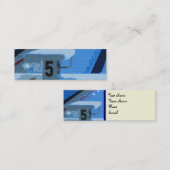 SKINY PROFILE-KAART VAN SWIMMER MINI VISITEKAARTJE (Voorkant / Achterkant)